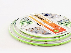 Светодиодная лента LEDS POWER NEW COB 256/м (11Вт/м) 24В зеленая 006376