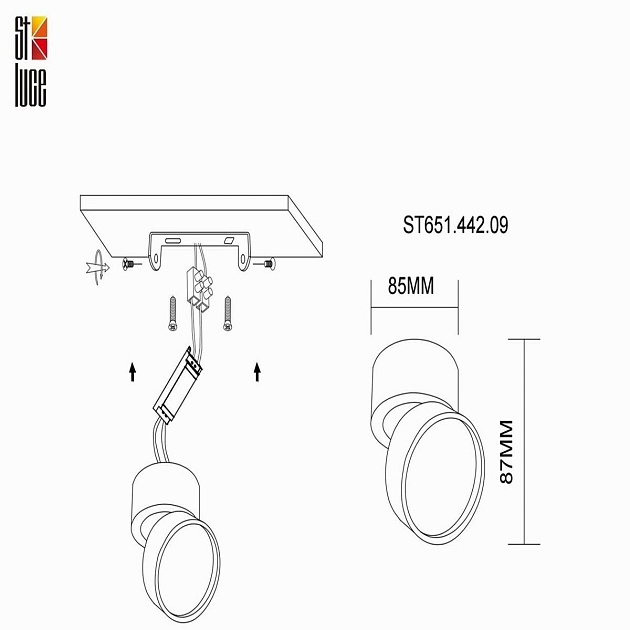 Светодиодный спот ST Luce ST651.442.09 изображение 2 Светодиодный спот ST Luce ST651.442.09 Фото № 2
