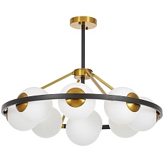 Подвесная люстра Lumina Deco Donzano LDP 8034-9 BK+WT