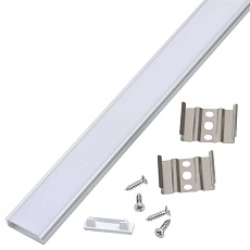 Профиль General GAL-GLS-2000-6-24 (2м профиль+2м рассеиватель+2 заглушки +4скобы с шурупами)