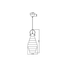 Подвесной светильник Vele Luce Genio VL5402P11 4