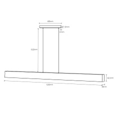 Подвесной светодиодный светильник Mantra Hanok 7547 1