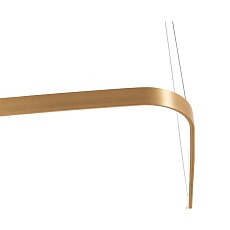 Подвесной светодиодный светильник Italline IT013-6031 gold 3000K 4