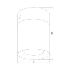 Потолочный светильник TK Lighting 3410 Vico Black 2