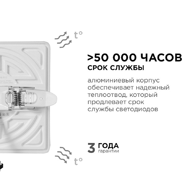 Встраиваемая светодиодная панель Apeyron 06-117 изображение 9 Встраиваемая светодиодная панель Apeyron 06-117 Фото № 9