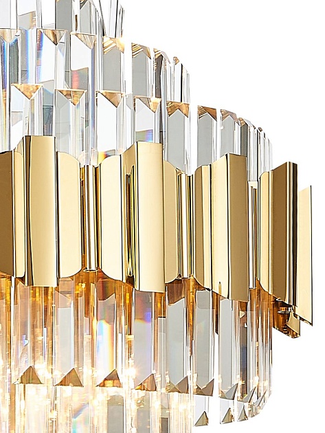 Подвесная люстра Natali Kovaltseva Ruby 81442/8C Gold Фото № 3