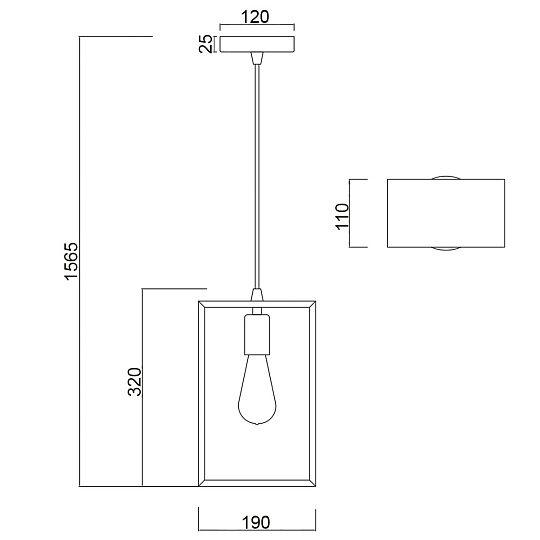 Подвесной светильник Vele Luce Thomas VL6432P21 Фото № 4