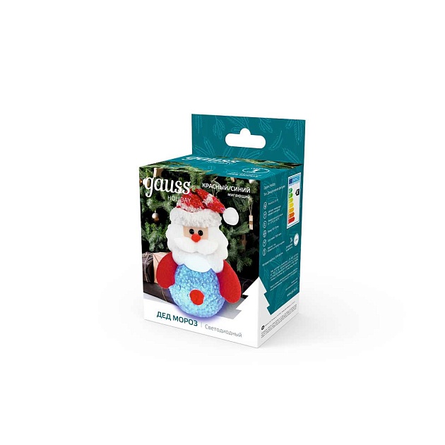 Фигурка светодиодная "Дед Мороз" Gauss Holiday HL001 изображение 5 Фигурка светодиодная "Дед Мороз" Gauss Holiday HL001 Фото № 5
