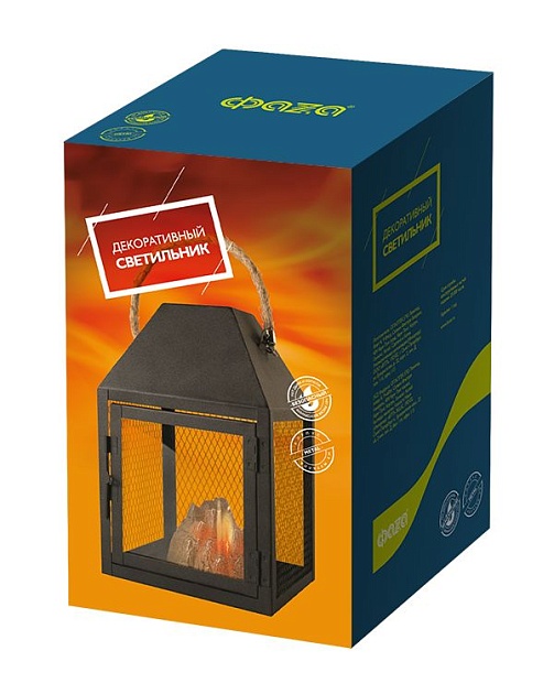 Декоративный светодиодный светильник ФАZA Камин FL-H23 Фото № 2