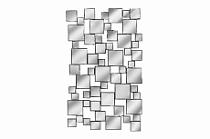 Зеркало ArtHomeDecor Tetris YJ358 SILVER NEW