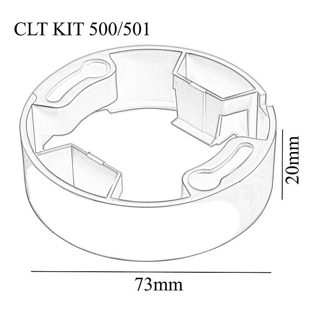 Переходник Crystal Lux CLT Kit 500/501 изображение 4 Переходник Crystal Lux CLT Kit 500/501 Фото № 4
