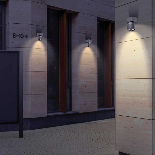 Уличный настенный светодиодный светильник Novotech Street Galeati 358113 Фото № 3