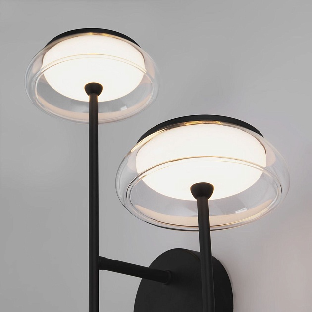 Бра Eurosvet Fungo 50388/2 LED черный изображение 4 Бра Eurosvet Fungo 50388/2 LED черный Фото № 4