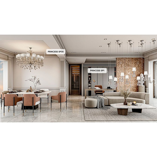 Подвесной светильник Crystal Lux Princess SP1 изображение 11 Подвесной светильник Crystal Lux Princess SP1 Фото № 11
