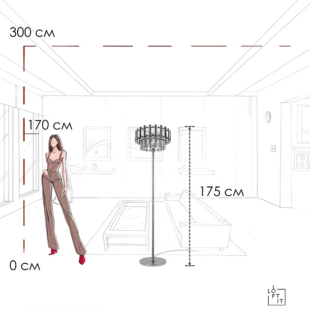 Торшер LOFT IT Boucle 10438F изображение 3 Торшер LOFT IT Boucle 10438F Фото № 3