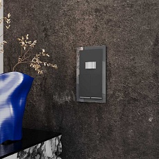 Рамка стеклянная Voltum S70 на 2 поста, (графит, стекло) VLS110207 2