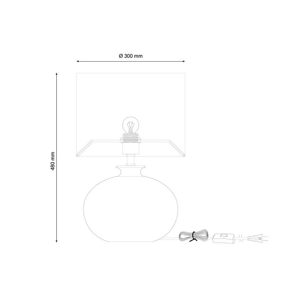 Настольная лампа Lucia Tucci Harrods T931.1 Фото № 3