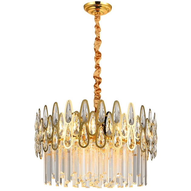 Подвесная люстра Natali Kovaltseva Navis 76019/8C Gold Фото № 1