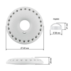 Кемпинговый светодиодный фонарь ЭРА от батареек 20x140 150 лм KB-501 Б0029177 3