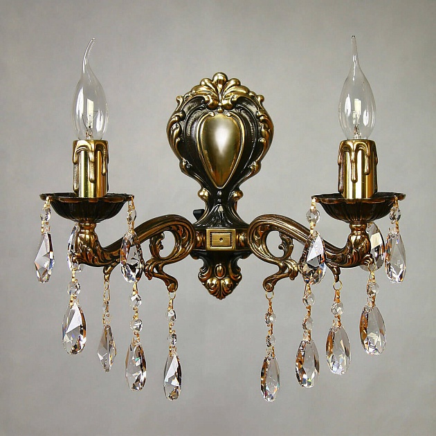 Бра Ambiente Leon 2128/2 PB Tear Drop изображение 1 Бра Ambiente Leon 2128/2 PB Tear Drop Фото № 1