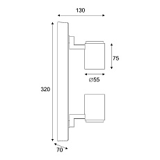 Спот Vele Luce Lexi VL8071S02 3