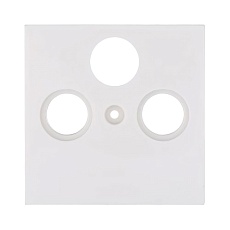 Накладка LK Studio розетки TV+FM+SAT, 2(3) отверстия (белый) LK80 845204-1