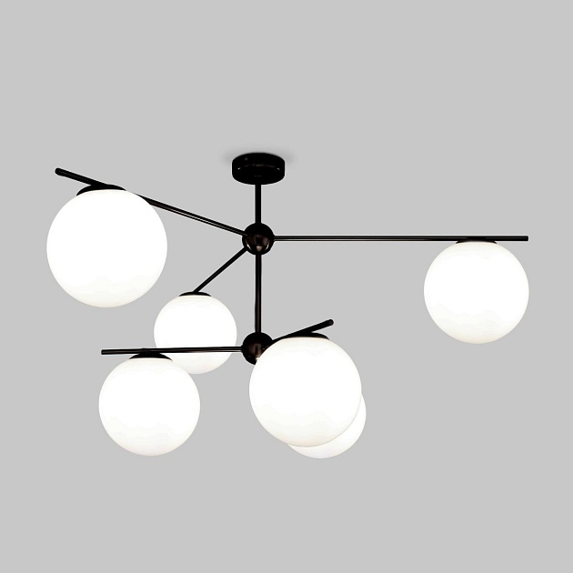 Потолочная люстра Eurosvet Marbella 60147/6 черный Smart Фото № 1