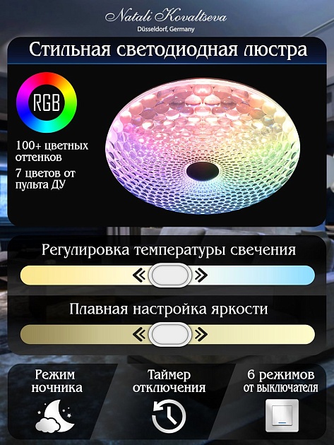 Потолочный светодиодный светильник Natali Kovaltseva Led Lamps 81071 изображение 2 Потолочный светодиодный светильник Natali Kovaltseva Led Lamps 81071 Фото № 2