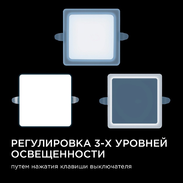 Встраиваемая светодиодная панель Apeyron 06-117 изображение 4 Встраиваемая светодиодная панель Apeyron 06-117 Фото № 4
