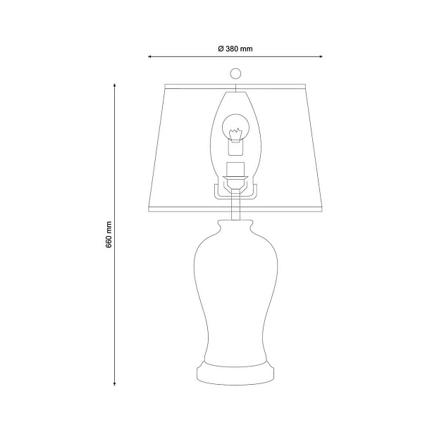 Настольная лампа Lucia Tucci Harrods T934.1 Фото № 2