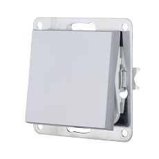 Переключатель LK Studio 1-кл., перекрестный (схема 7) 16 A, 250 B (серебристый металлик) LK80 840603-1 1