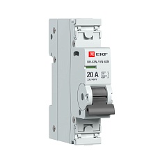 Выключатель нагрузки 1P 20А ВН-63N EKF PROxima S63120