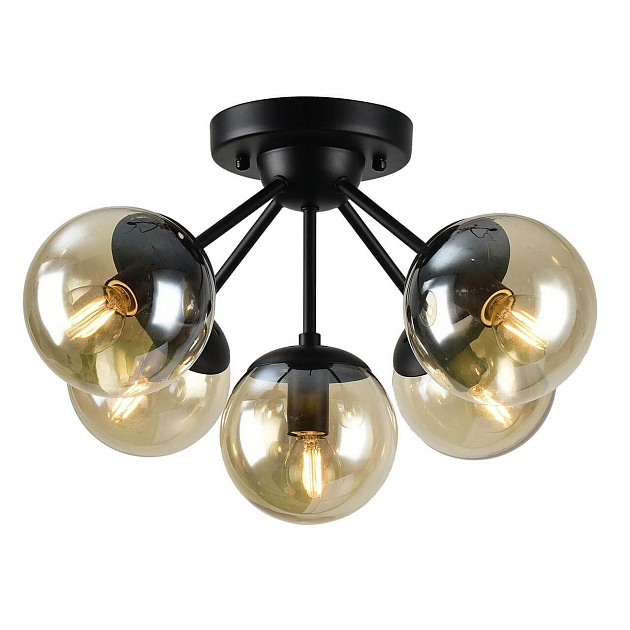 Потолочная люстра Arte Lamp BOLLA A1664PL-5BK Фото № 1