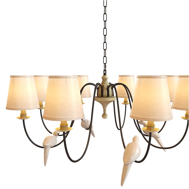 Подвесная люстра Loft IT Birds Loft1029A-8 Фото № 4