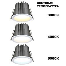 Встраиваемый светодиодный светильник Novotech Spot Lang 359426 3