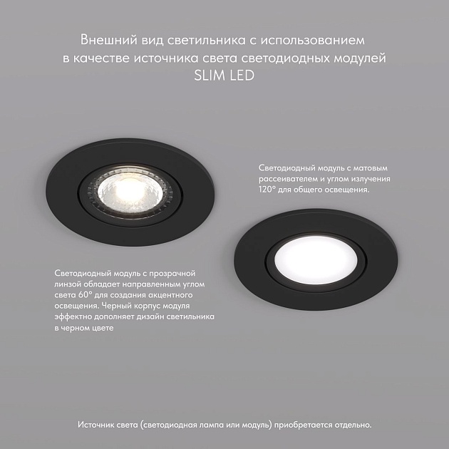 Встраиваемый светильник Denkirs Billum DK3020-BK изображение 6 Встраиваемый светильник Denkirs Billum DK3020-BK Фото № 6