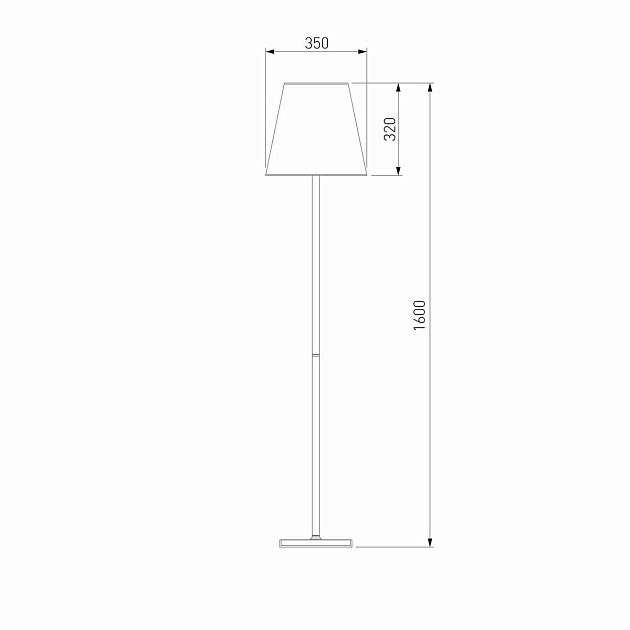 Торшер Eurosvet Amaretto 01166/1 хром изображение 2 Торшер Eurosvet Amaretto 01166/1 хром Фото № 2
