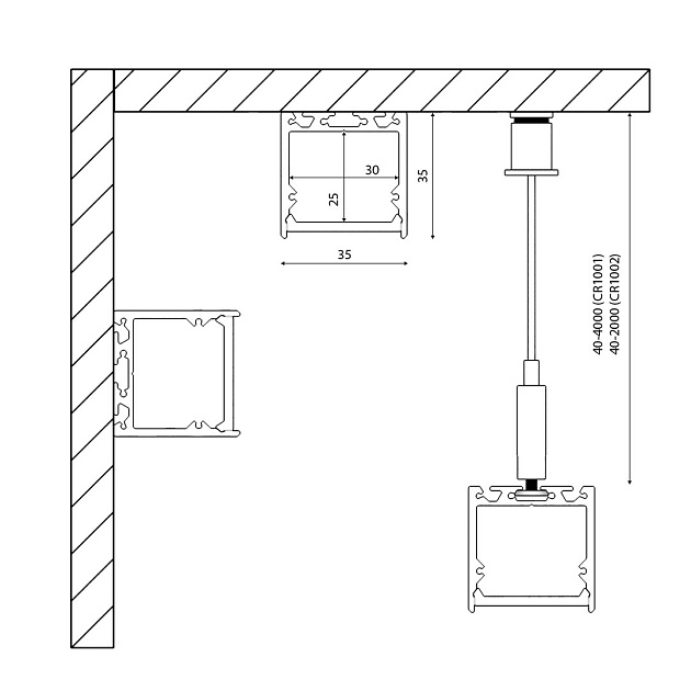 Профиль DesignLed LS.3535-W-R 010366 изображение 2 Профиль DesignLed LS.3535-W-R 010366 Фото № 2