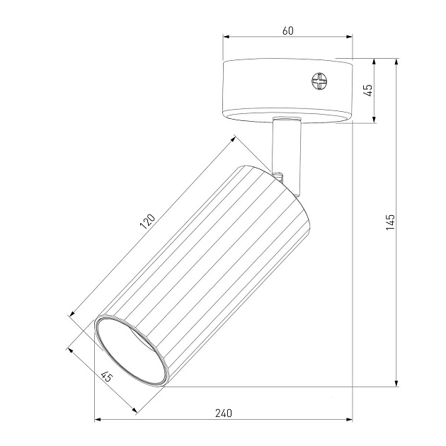 Светодиодный спот Eurosvet Arris 20098/1 Led черный изображение 3 Светодиодный спот Eurosvet Arris 20098/1 Led черный Фото № 3
