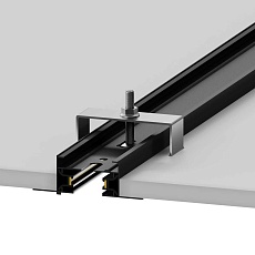Шинопровод Hesby Lighting Skylite встраиваемый Однофазный 220В-2м, чёрный HSBL_0012 2