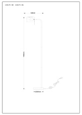 Торшер Arte Lamp SebastianA7051PN-1WH 1