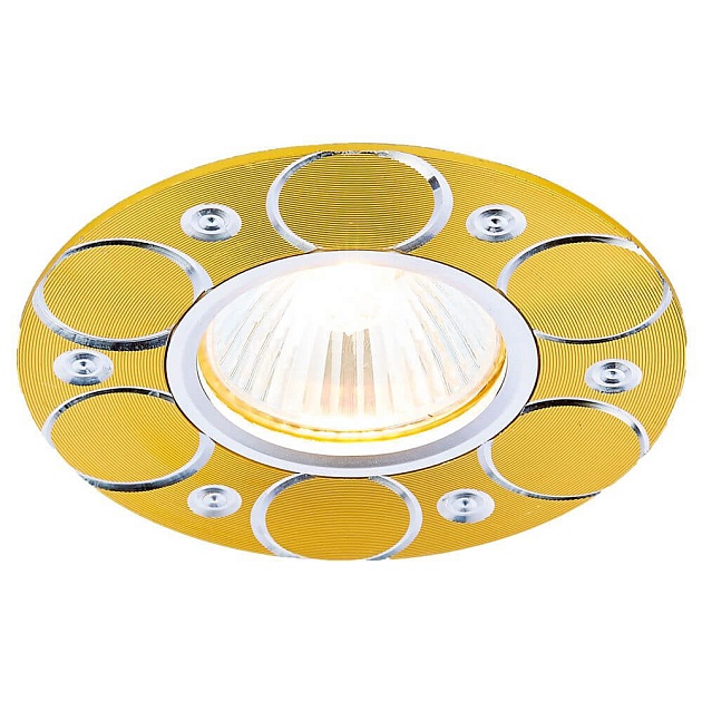 Встраиваемый светильник Ambrella light Classic A808 AL/G изображение 1 Встраиваемый светильник Ambrella light Classic A808 AL/G Фото № 1