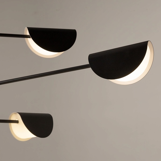Подвесная люстра Maytoni Technical Mollis MOD126PL-08B изображение 7 Подвесная люстра Maytoni Technical Mollis MOD126PL-08B Фото № 7