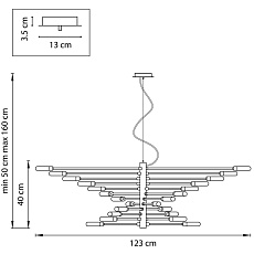 Подвесная люстра Lightstar Ragno 733247 1