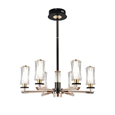 Подвесная светодиодная люстра Indigo Grandioso 13038/6R Black V000185L 4