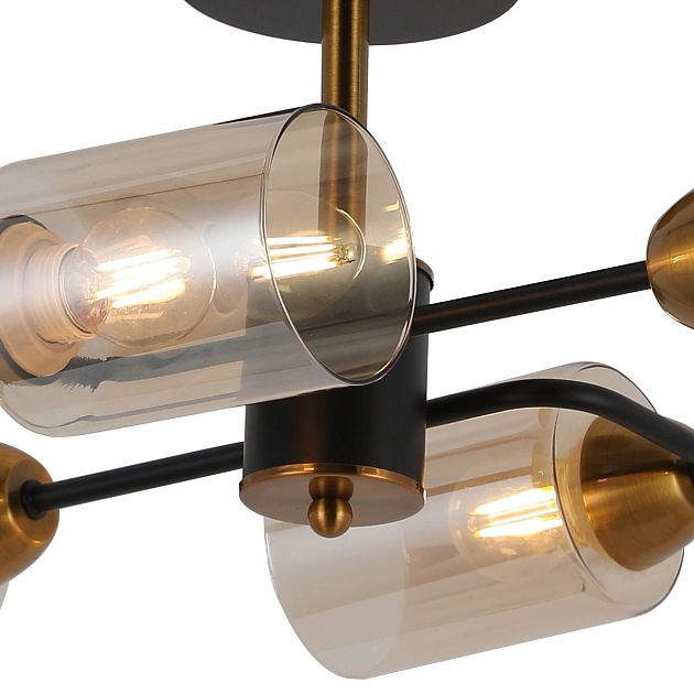 Потолочная люстра Illumico IL8243-4COU-79 BK BR Фото № 2