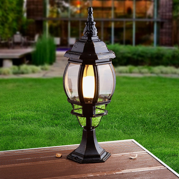 Уличный светильник Elektrostandard 1001S черное золото a034310 Фото № 3