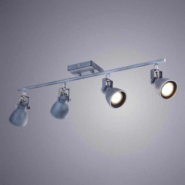 Спот Arte Lamp A9189PL-4GY изображение 4 Спот Arte Lamp A9189PL-4GY Фото № 4