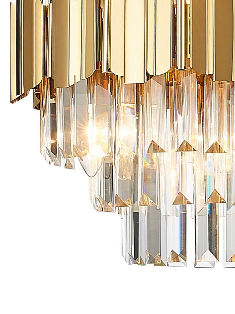 Подвесная люстра Natali Kovaltseva Ruby 81442/6C Gold Фото № 3