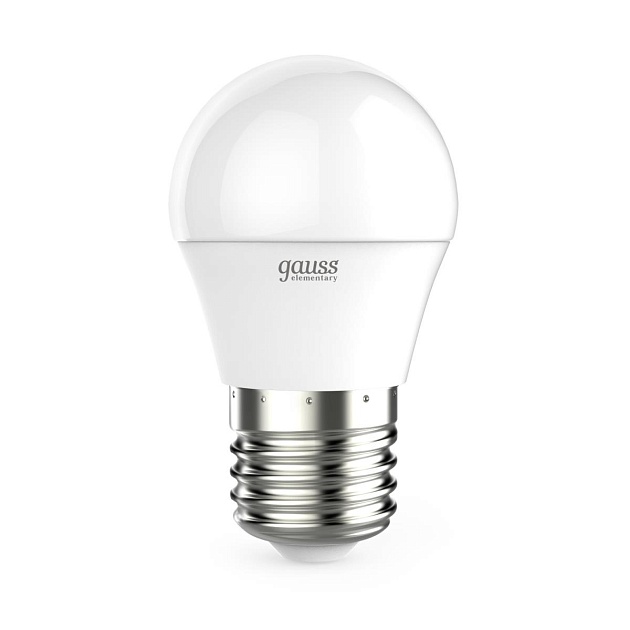 Лампа светодиодная Gauss E27 10W 4100K матовая 53220 Фото № 1